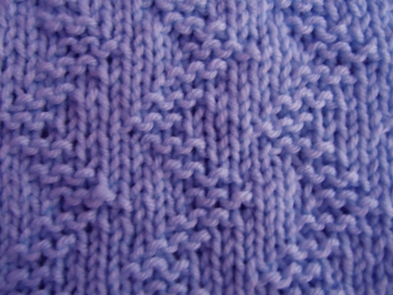 zigzag knitting pattern